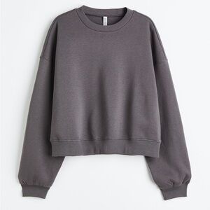Divided Charcoal Gray Oversized Crewneck Sweatshirt Size XL Great Condition